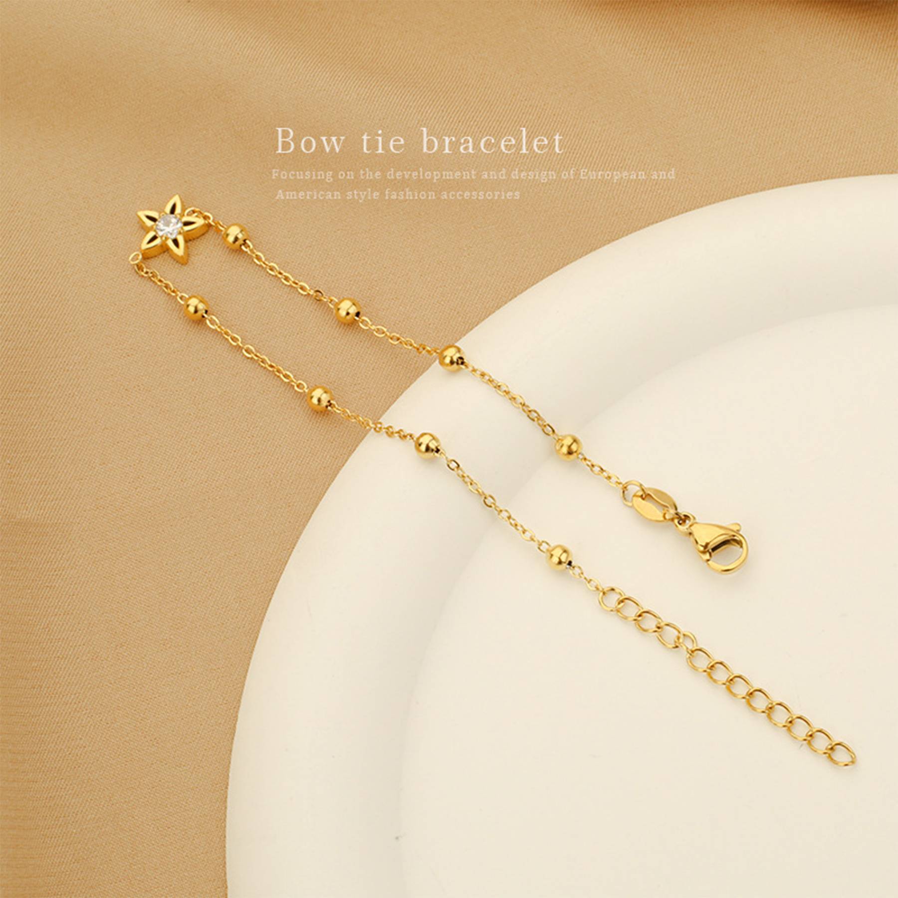 Stainless Steel Light luxLight luxury star delicate bracelet 4