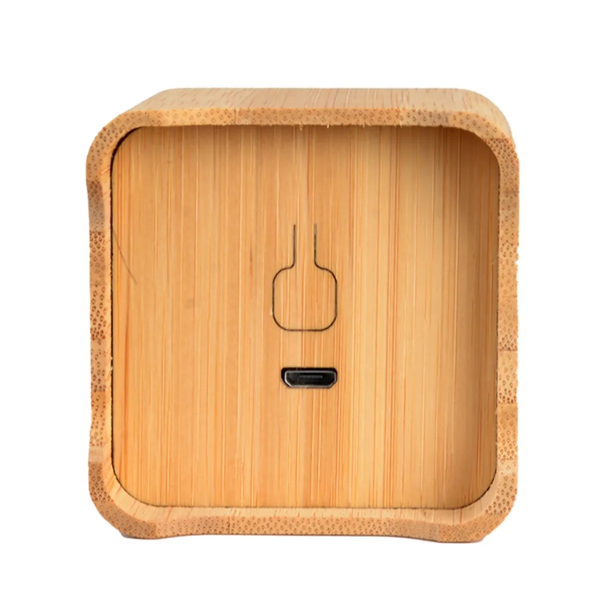Eco-Friendly Bamboo Wood Cube Bluetooth Wireless Speaker 6