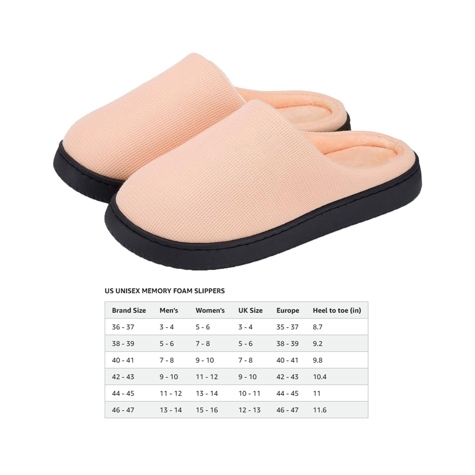 Women's and Men's Memory Foam Slippers 3