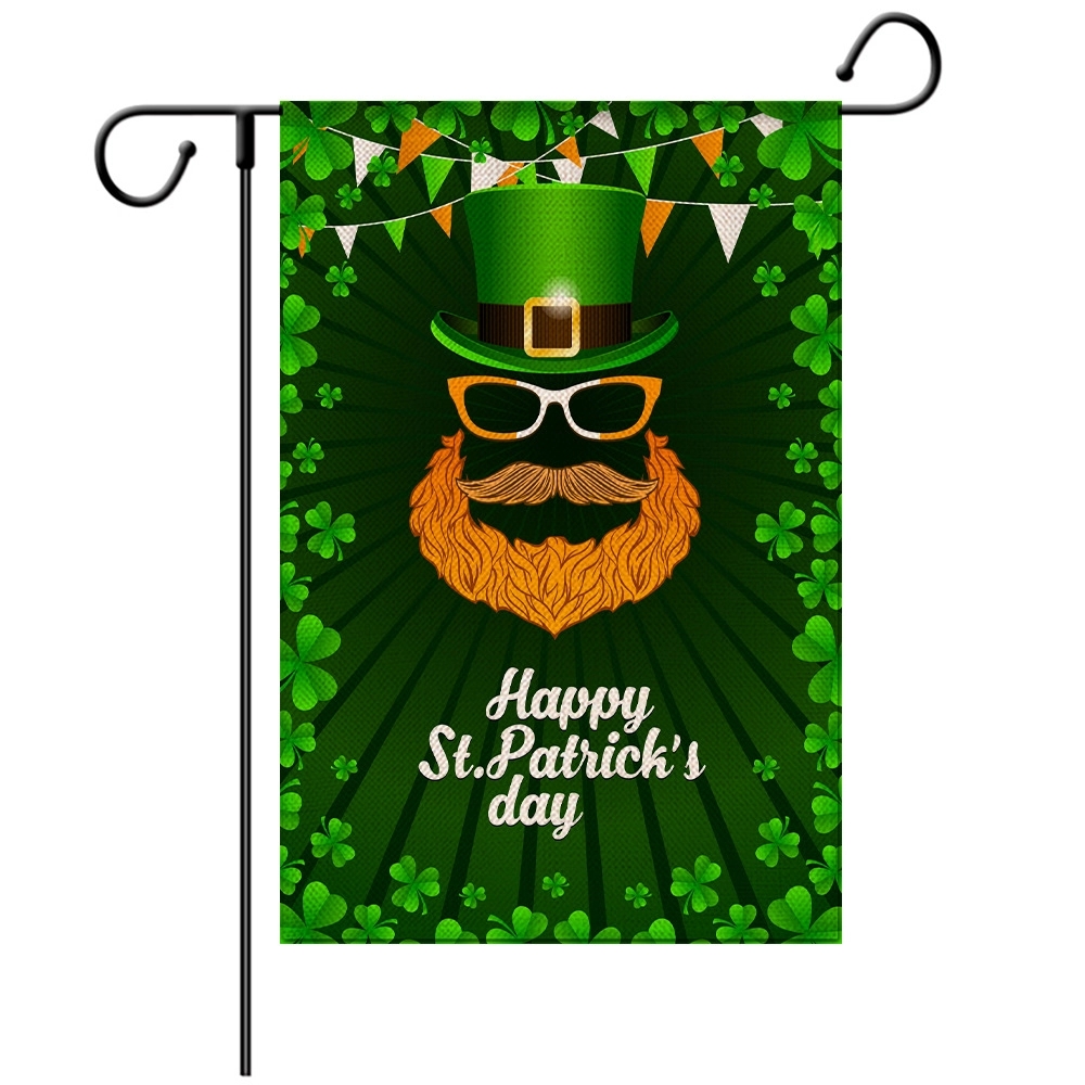 Happy St Patricks Day House Garden Flags 1