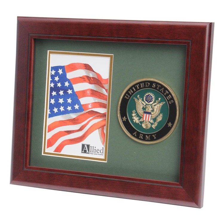 U.S. Army Medallion 4-Inch by 6-Inch Portrait Picture Frame 2
