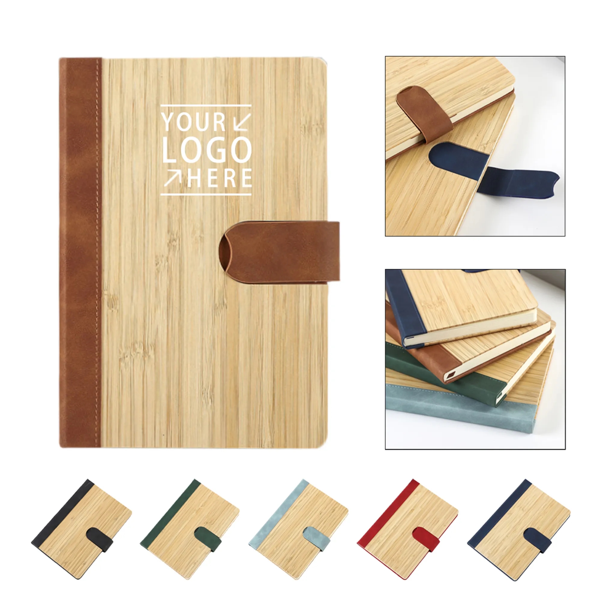 Notebook With Bamboo PU Cover 3