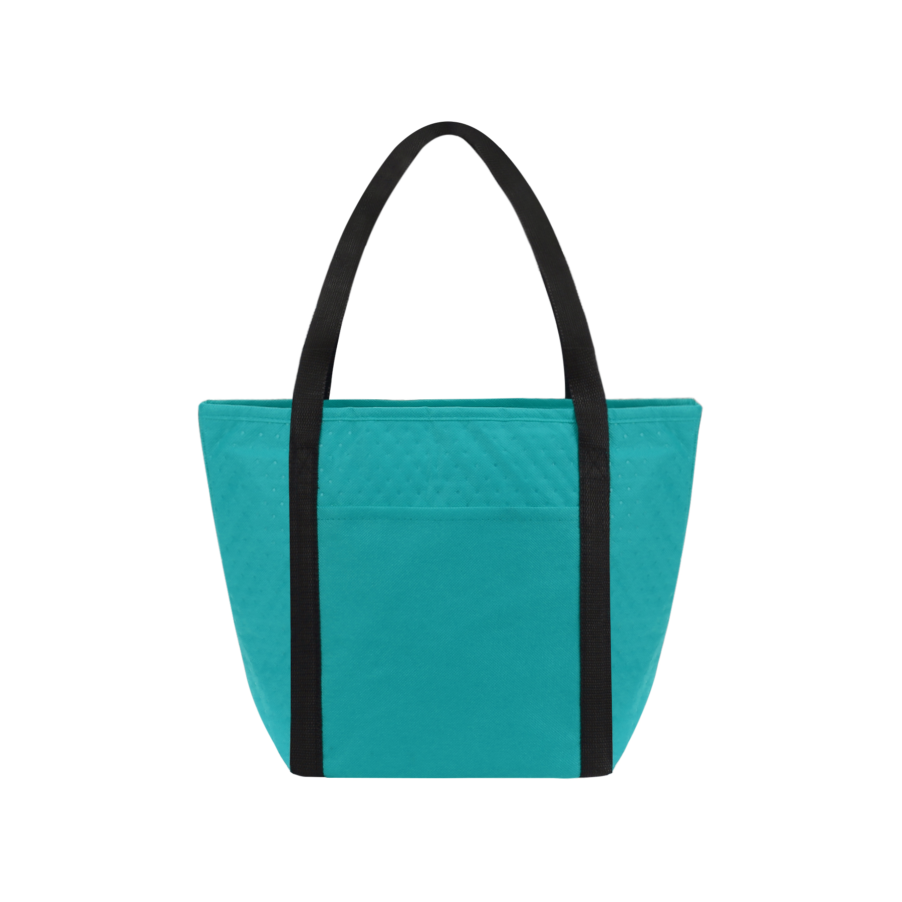 Reusable Zippered Cooler Tote With Front Pocket 9
