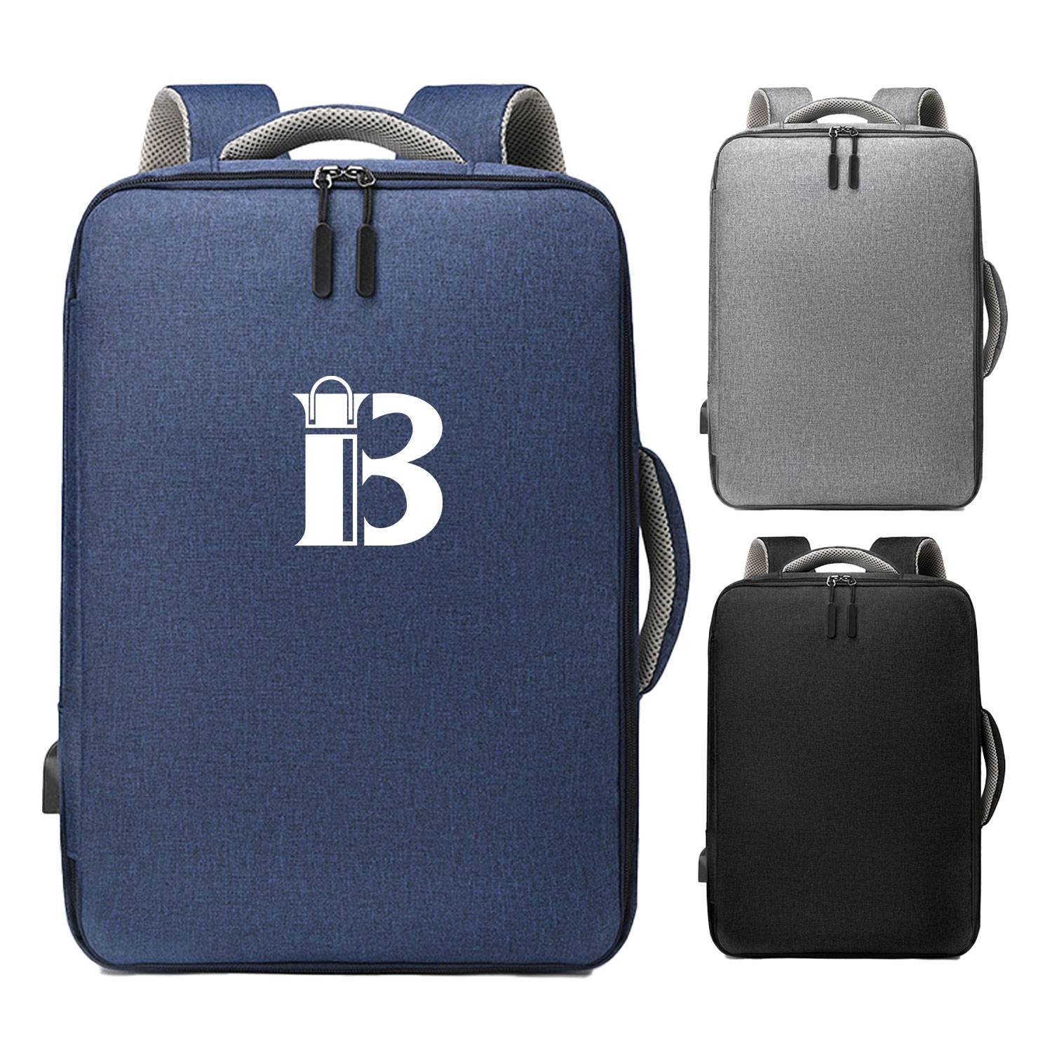 Waterproof Business Backpack Carry on w/ USB Port