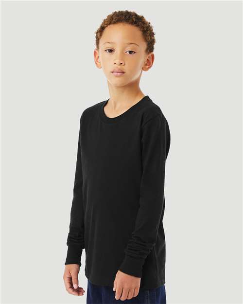 Youth Heather CVC Long Sleeve Tee - 3501YCVC 62