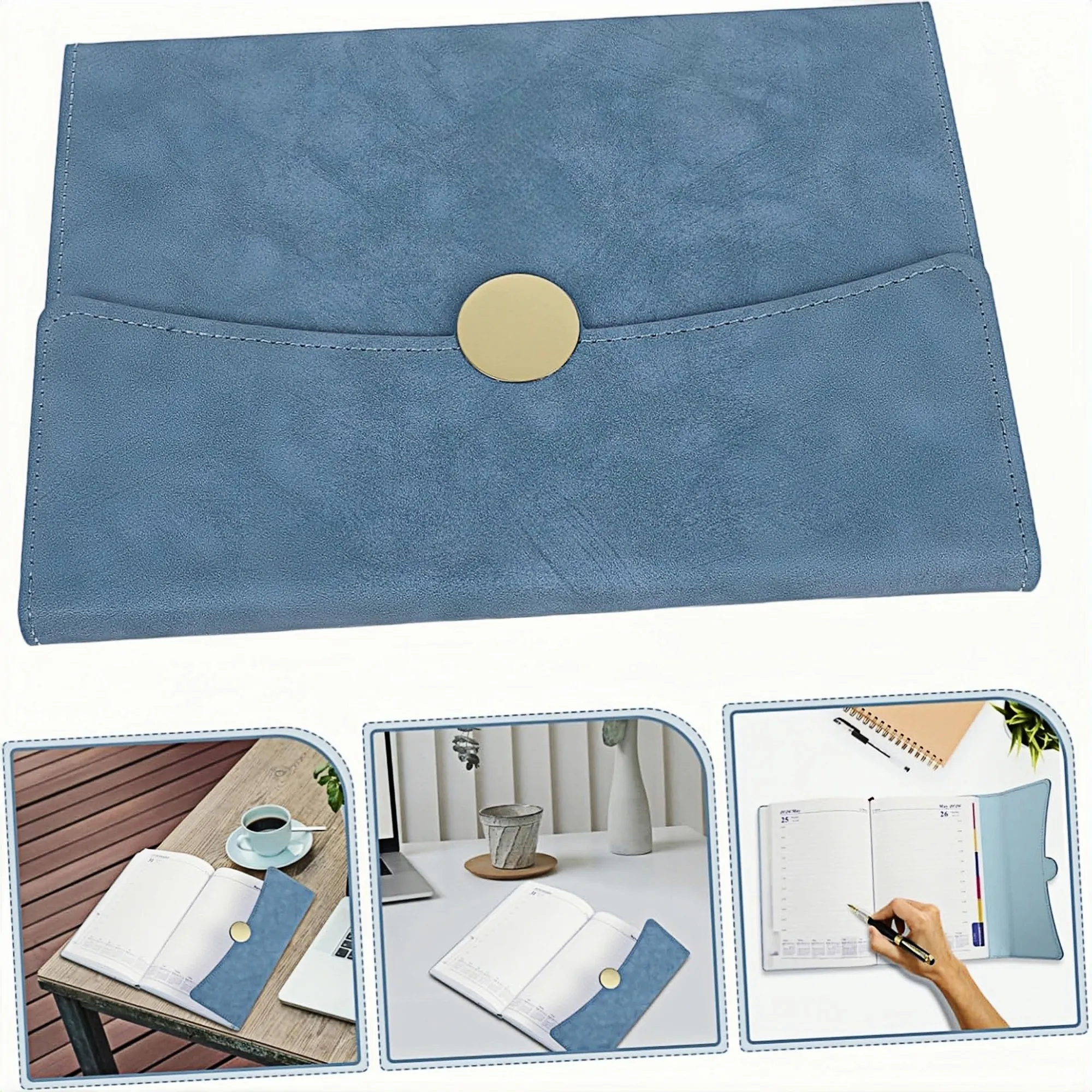 PU Leather Notebook - A5 Slim Refillable Notepad 3