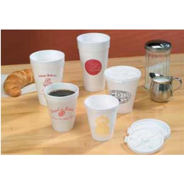White Foam Cup