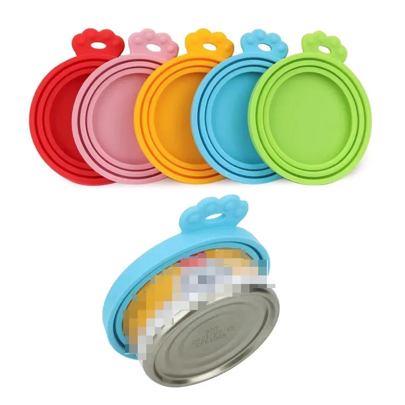 Pet Silicone Can Covers/Lids 6