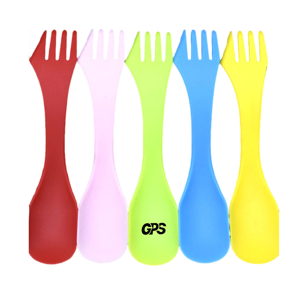 3 in 1 Knife Fork Spoon Multi-functional Camping Sporks