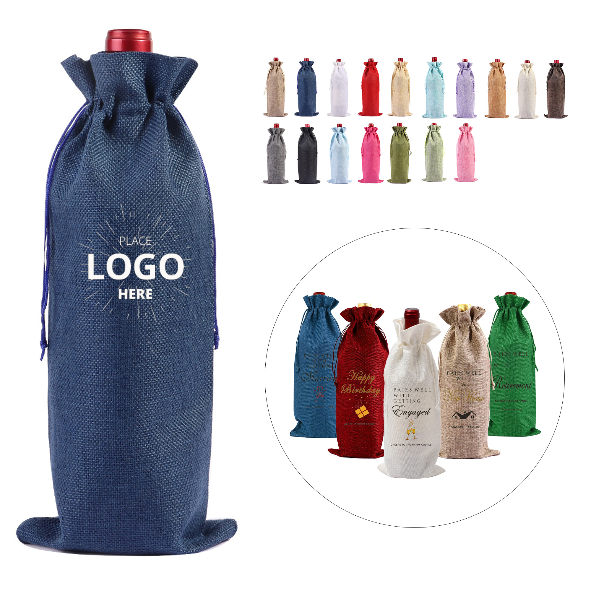 Jute Wine Bag 2