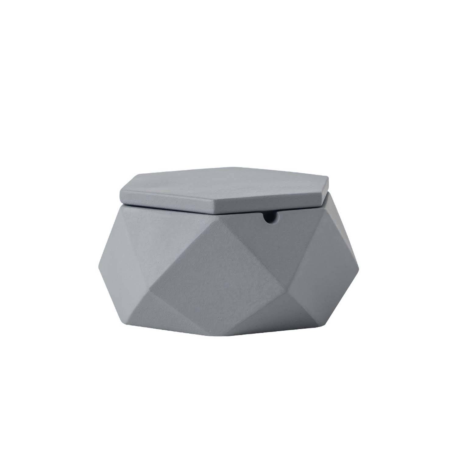 Personalized Diamond Shaped Cement Ashtray 6