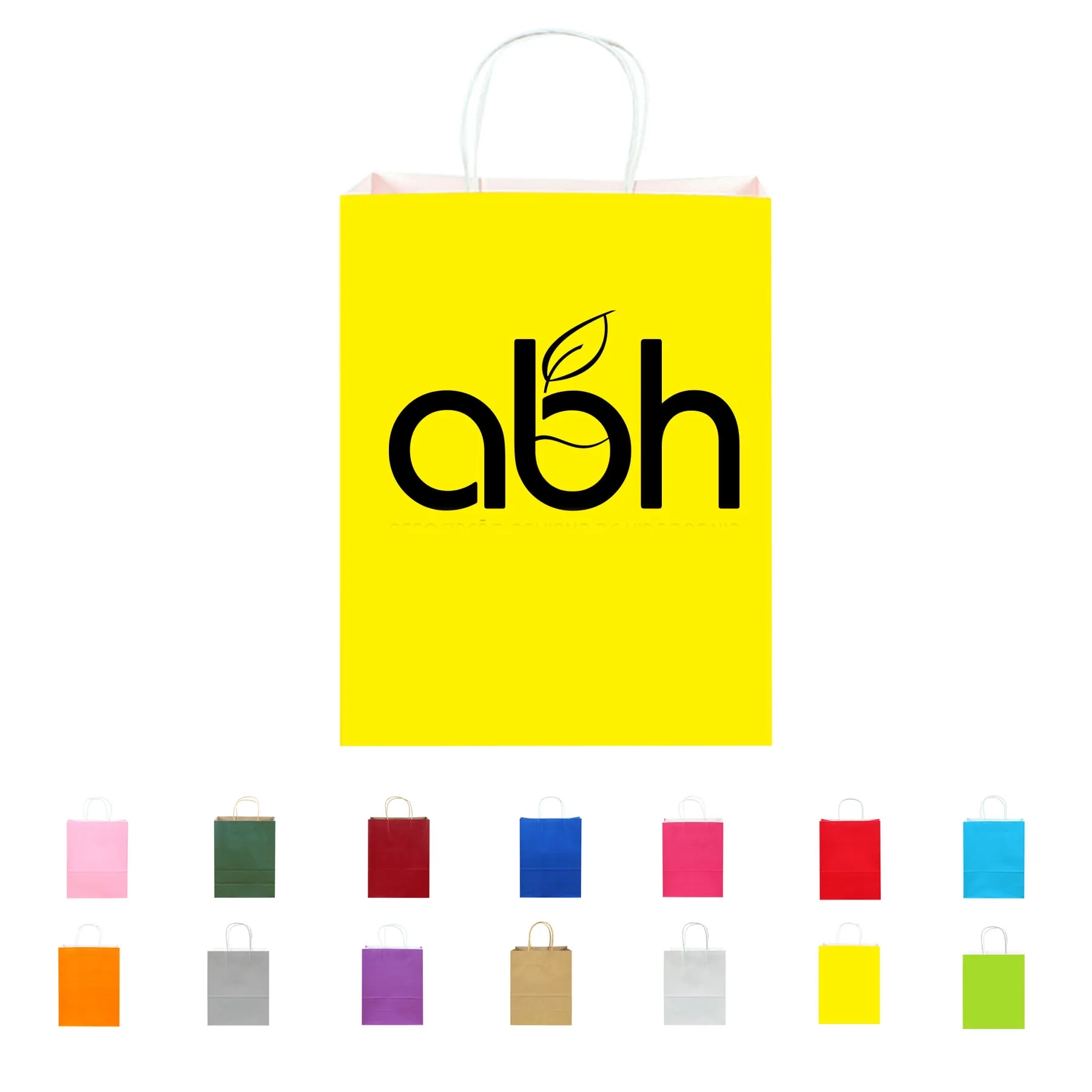 Colorful Kraft Paper Shopping Bags 4