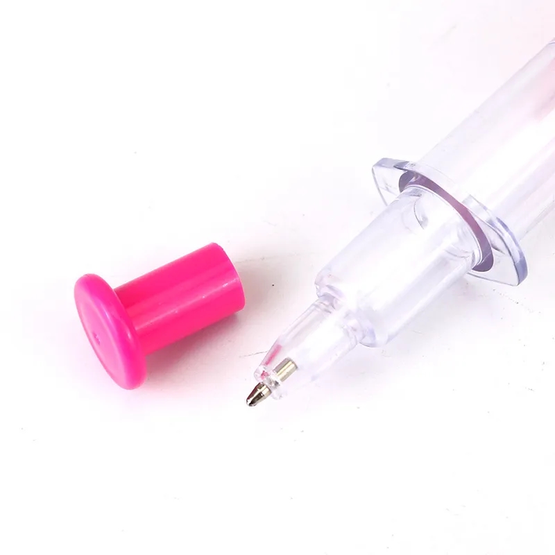 Syringe Ball Pens With Highlighter 6