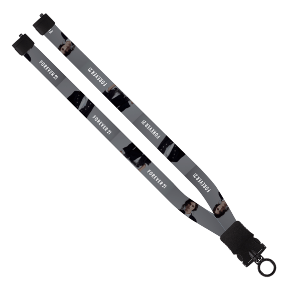 3/4" Dye-Sublimated Waffle Weave Lanyard 2
