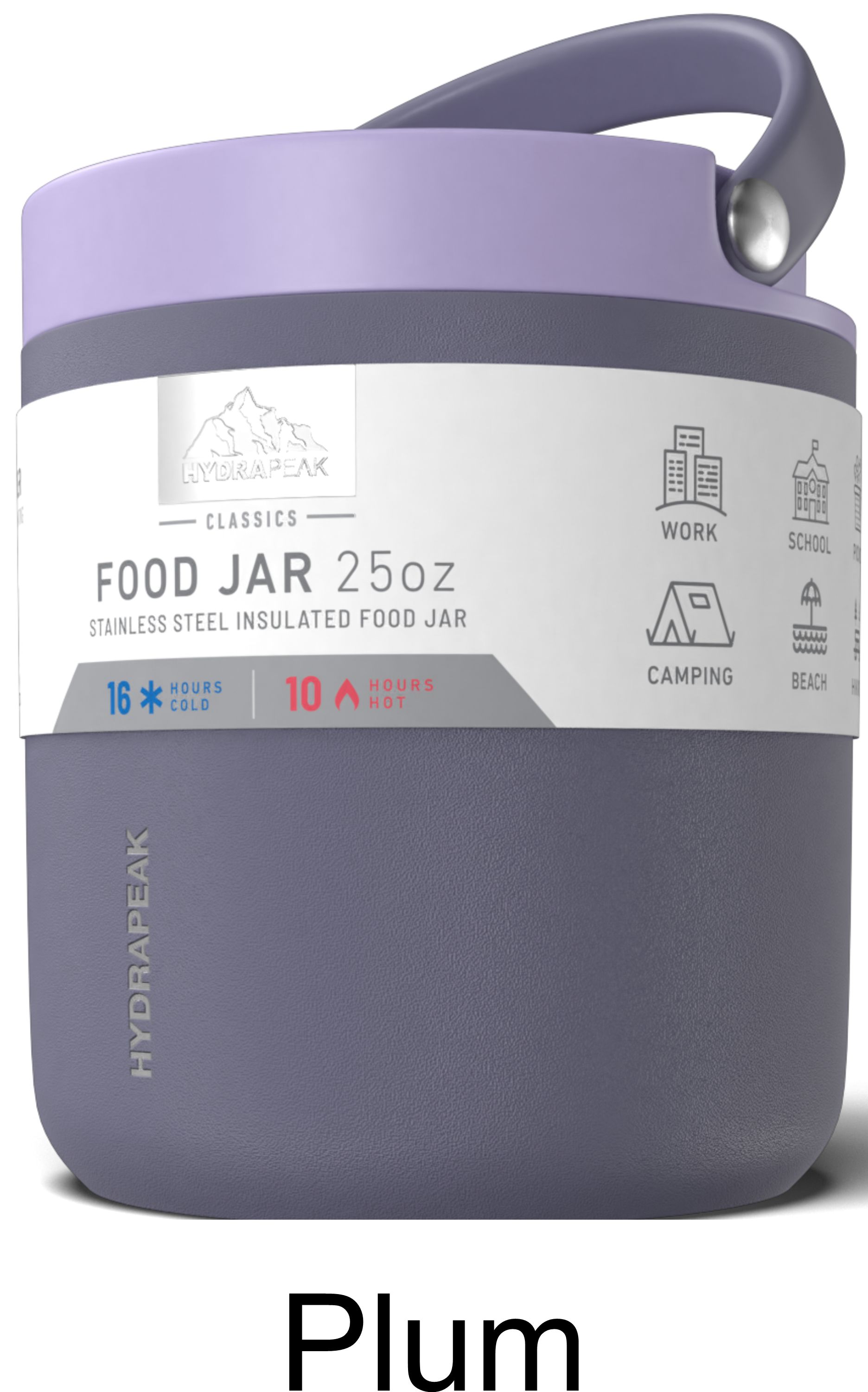 25 oz Hydrapeak Thermos Food Jar LIFETIME WARRANTY! 10