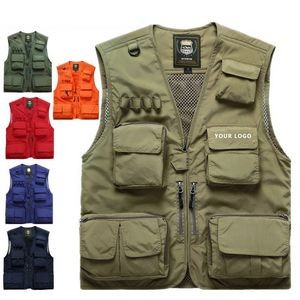 Casual Outdoor Work Safari Fishing Photo Vest 1