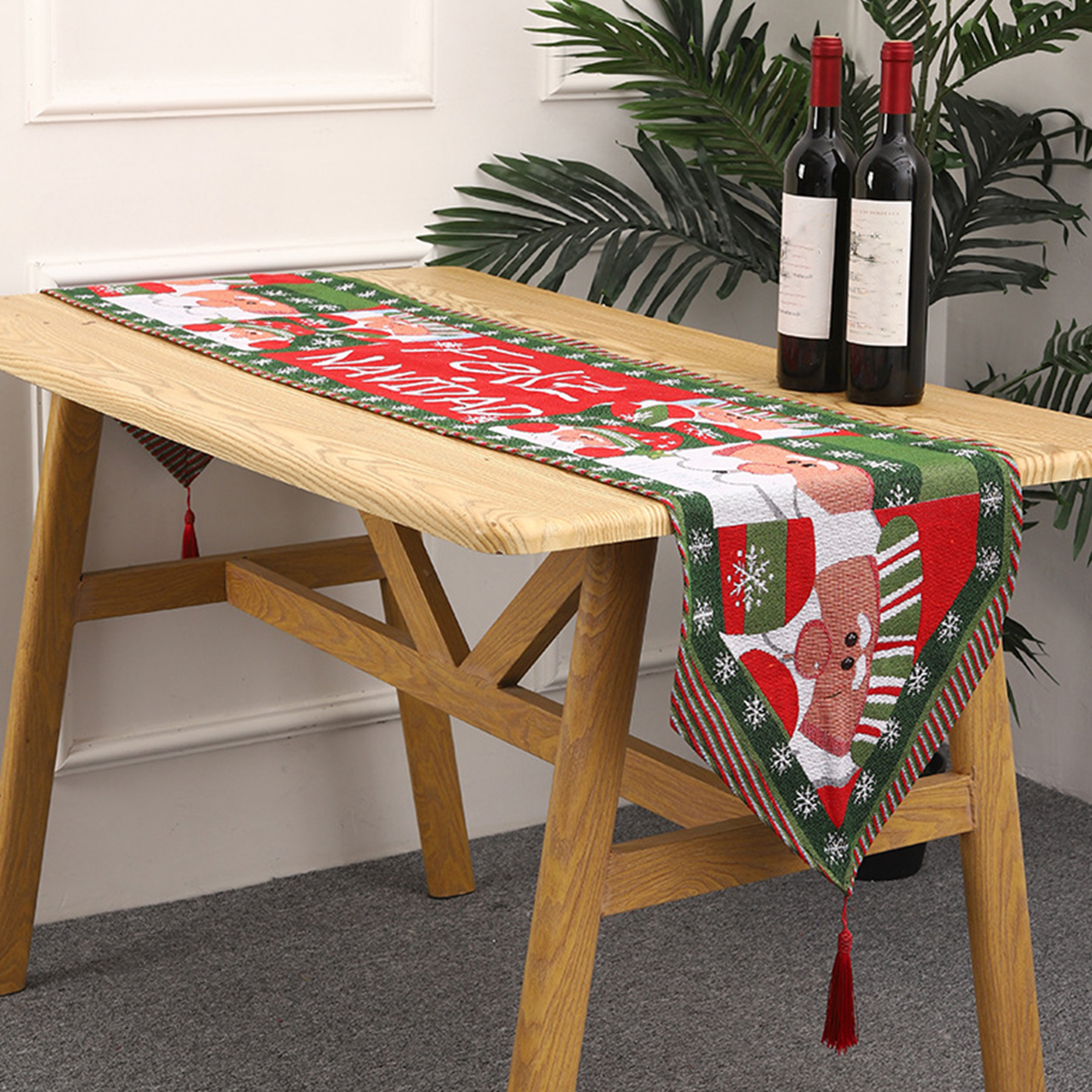Christmas Snowflake Holiday Table Runner 3