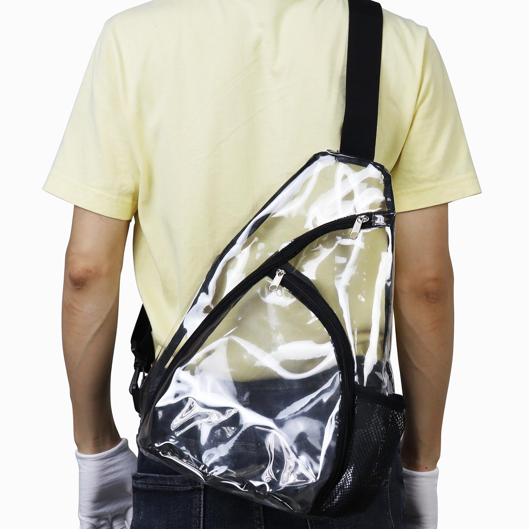 25C FeatherSoft Clear Sling Bag BACKPACK 1