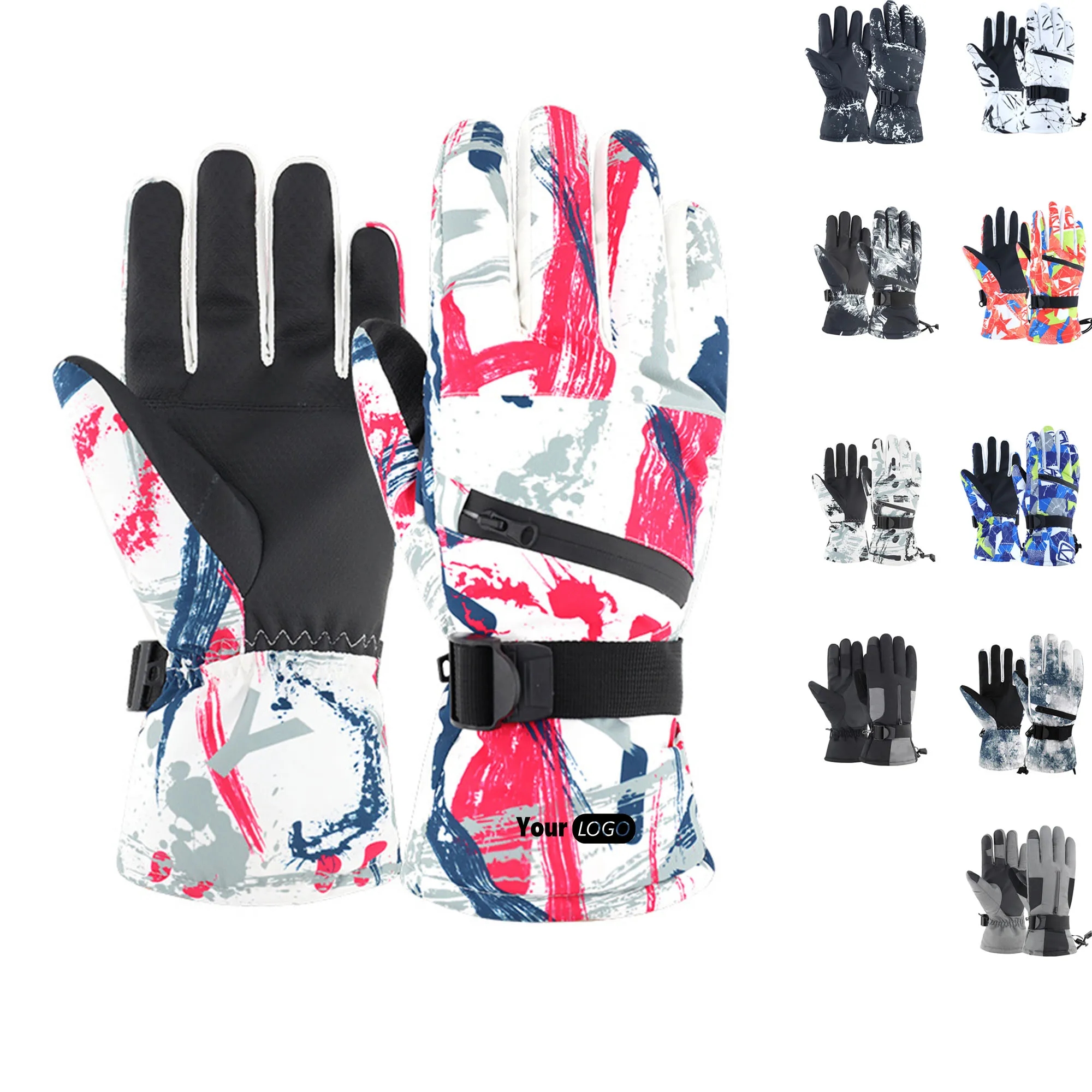 Ski & Snow Waterproof Touch Screen Winter Snowboard Gloves 9