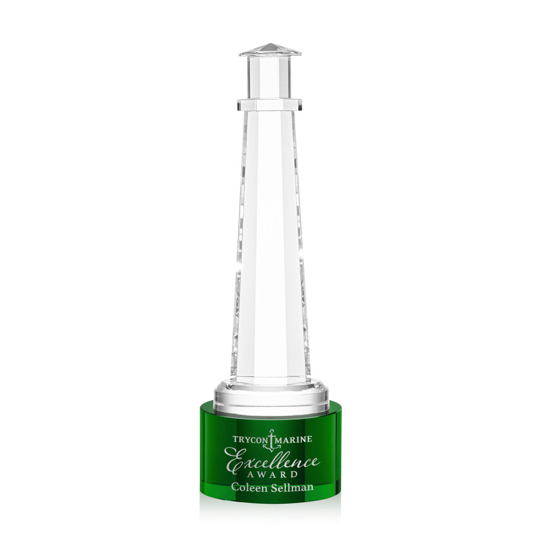 Lighthouse Award on Marvel Base - Green 6