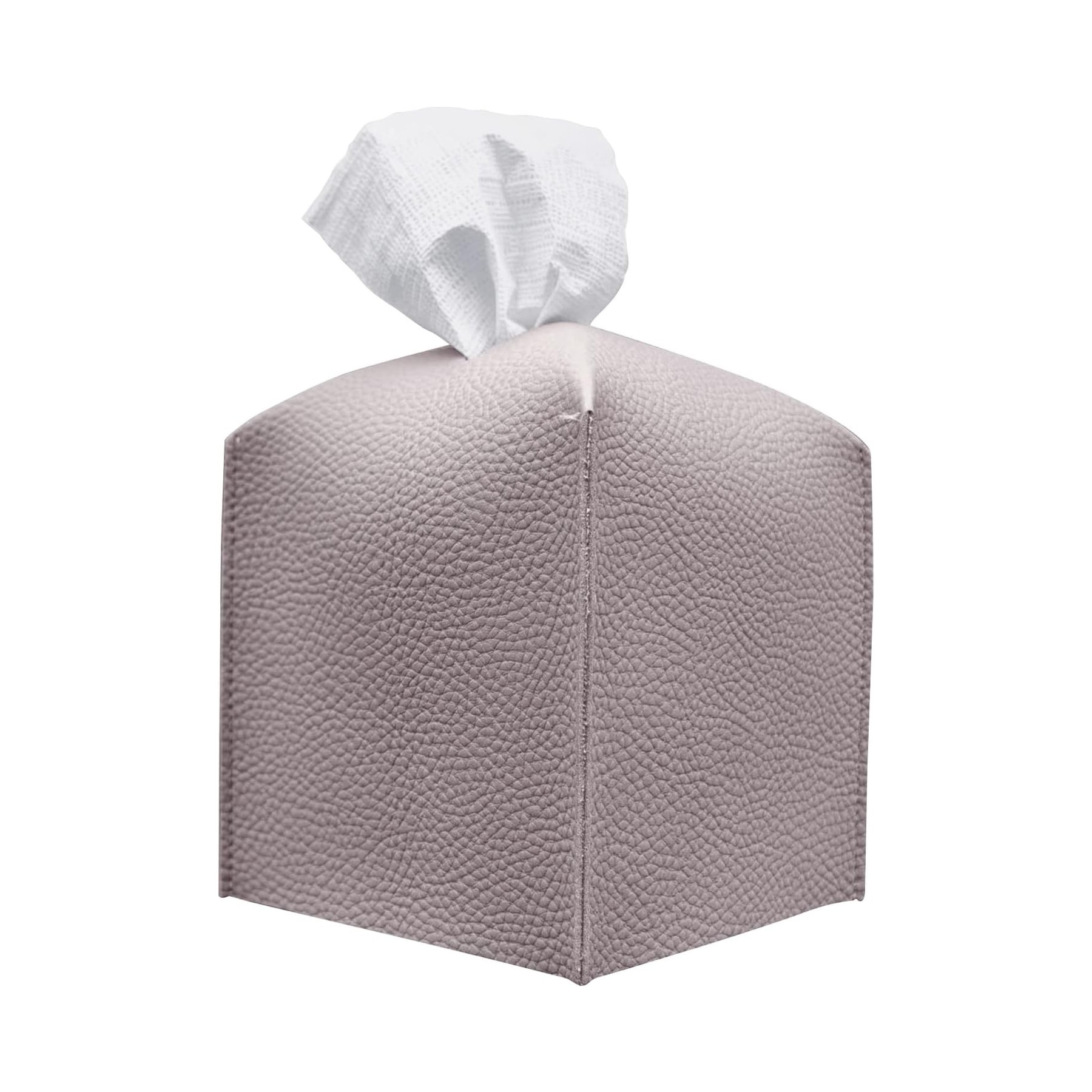 Square Decorative PU Leather Tissue Box 6