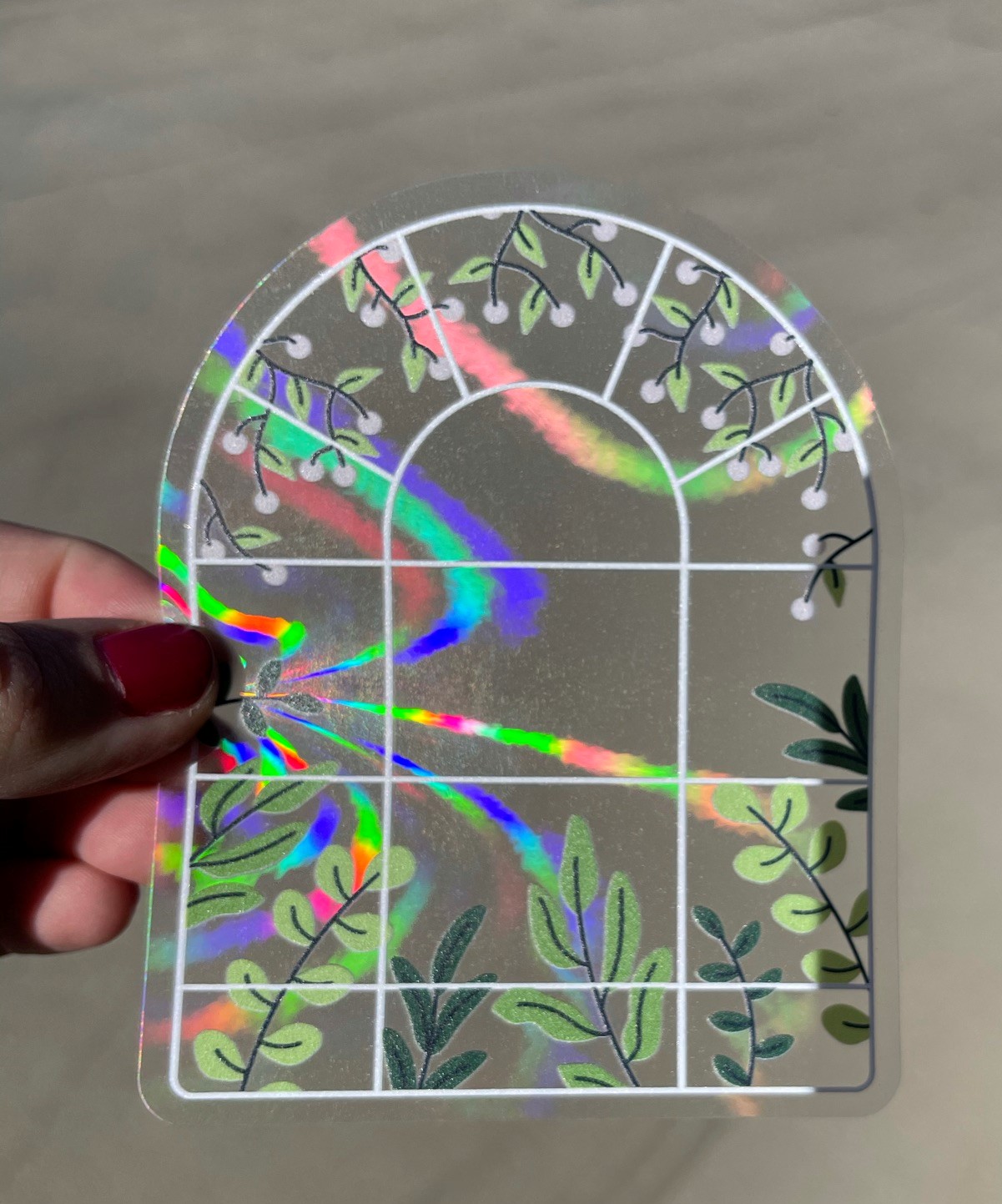 Window Decals - Custom Printed - Suncatcher Rainbow Window Stickers 26