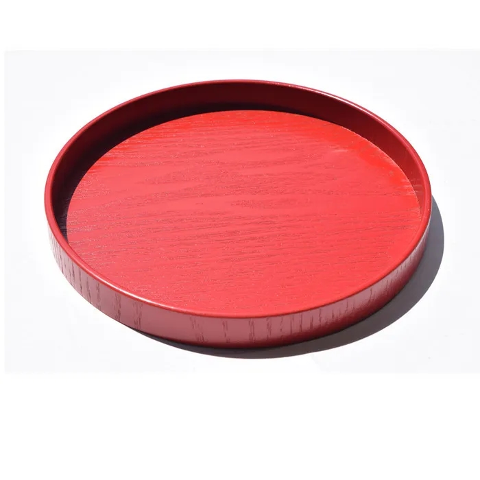 Wood Non-Fragile Dinner Plate 4