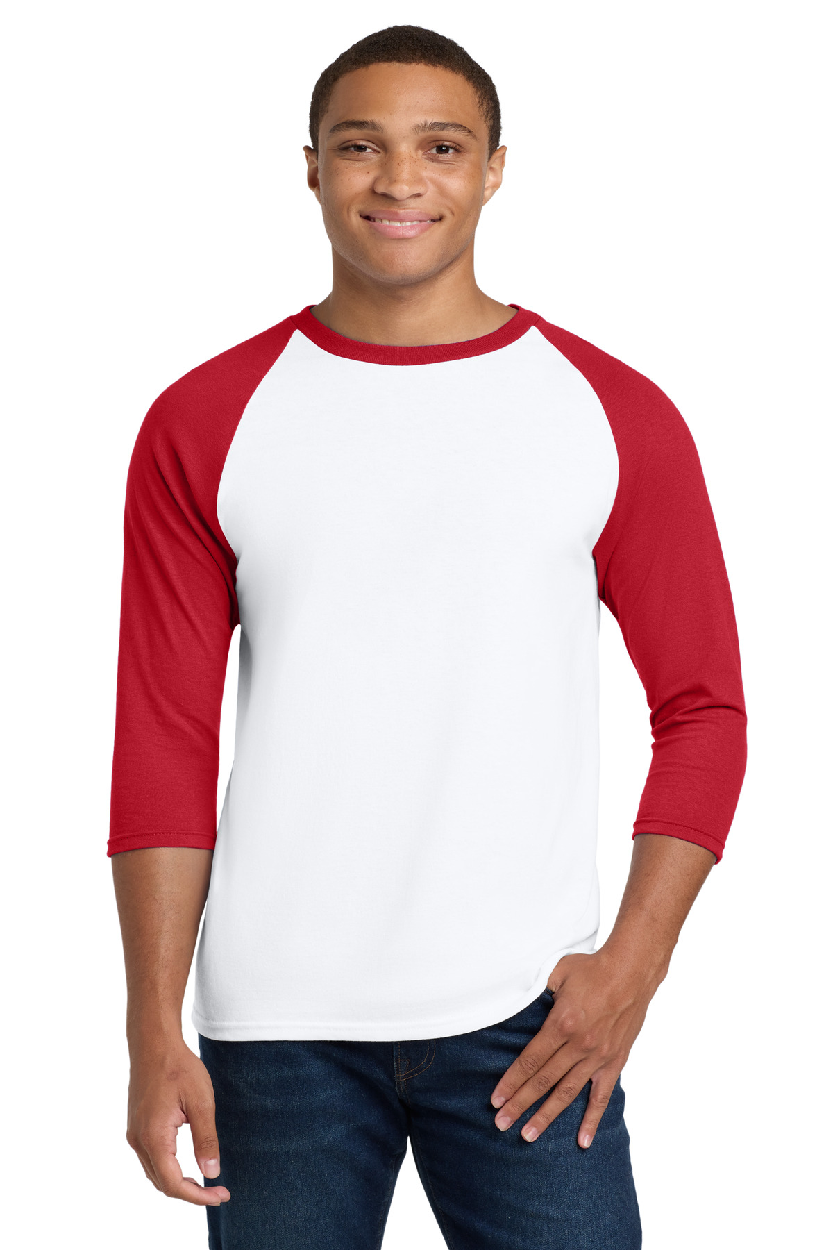Gildan Heavy Cotton 3/4-Sleeve Raglan T-Shirt. 5700 61