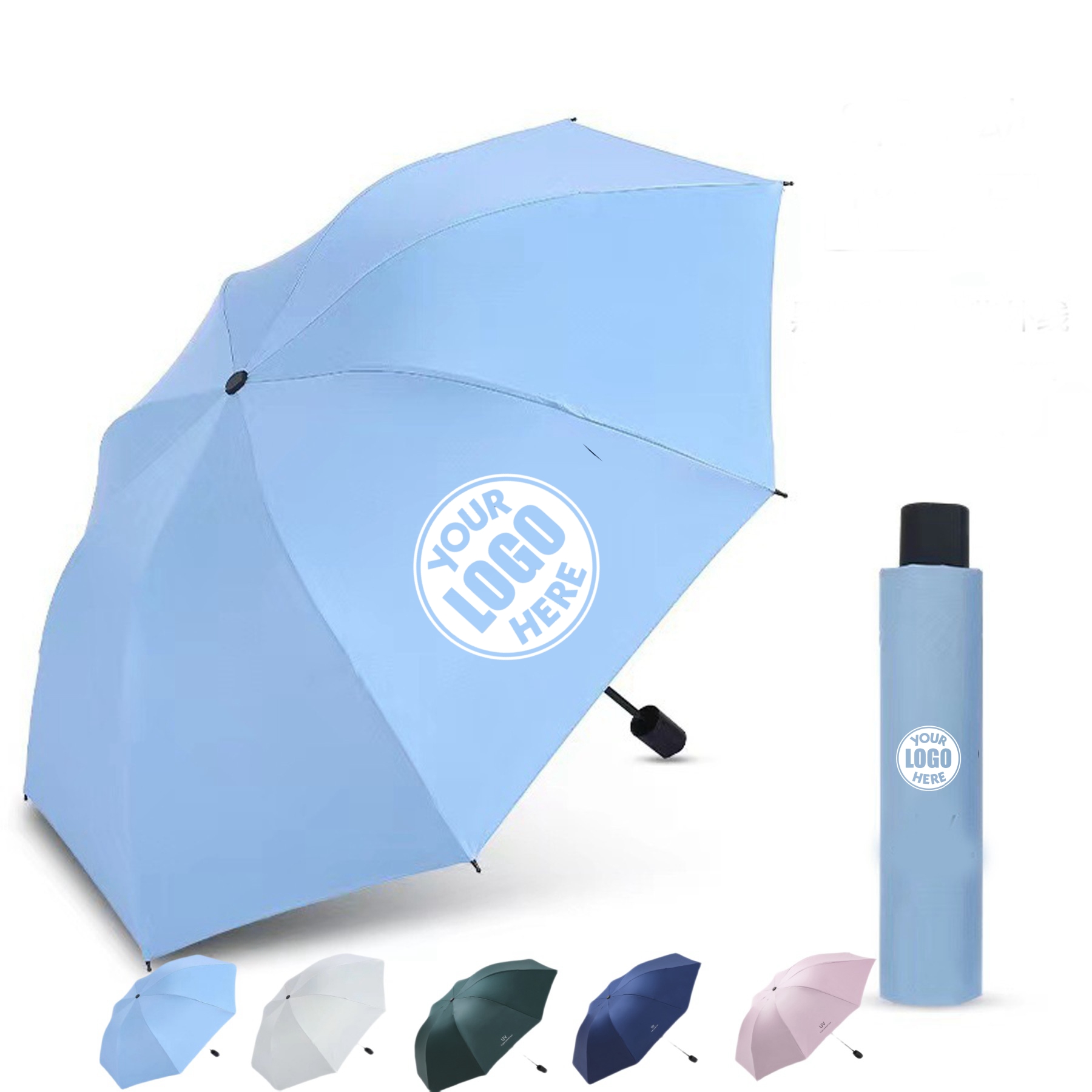 Travel Mini Folding Compact Umbrella 4