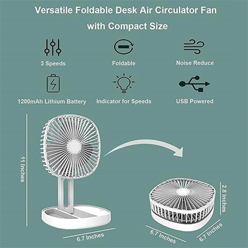 Mini Desk Table Fan 3