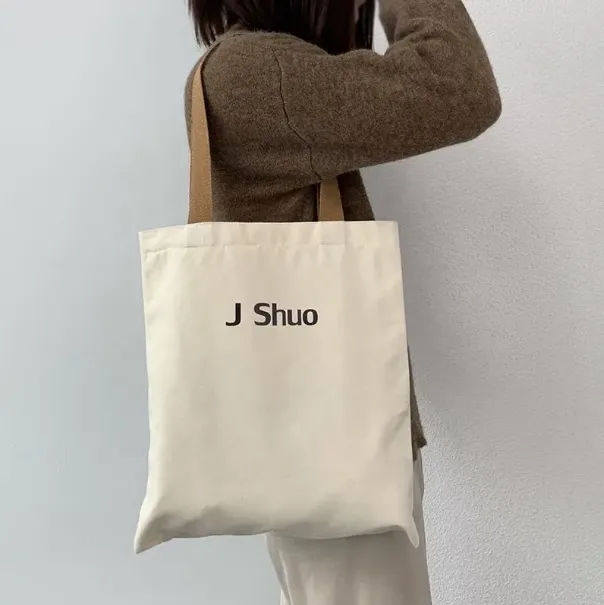 Custom Logo Canvas Tote Bag, custom tote bag with logo imprint 4