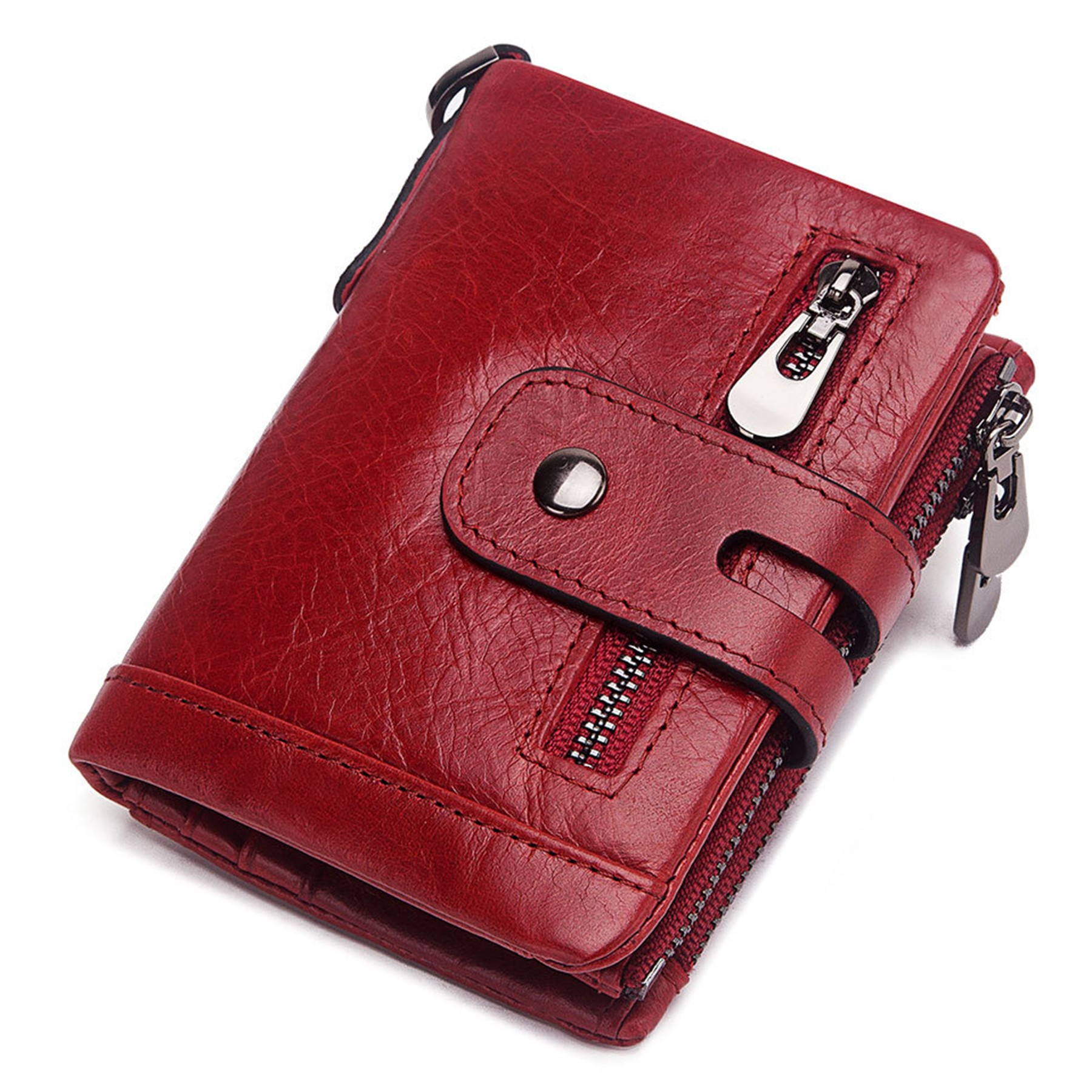 Tri-Fold Zipper Coin Purse 7