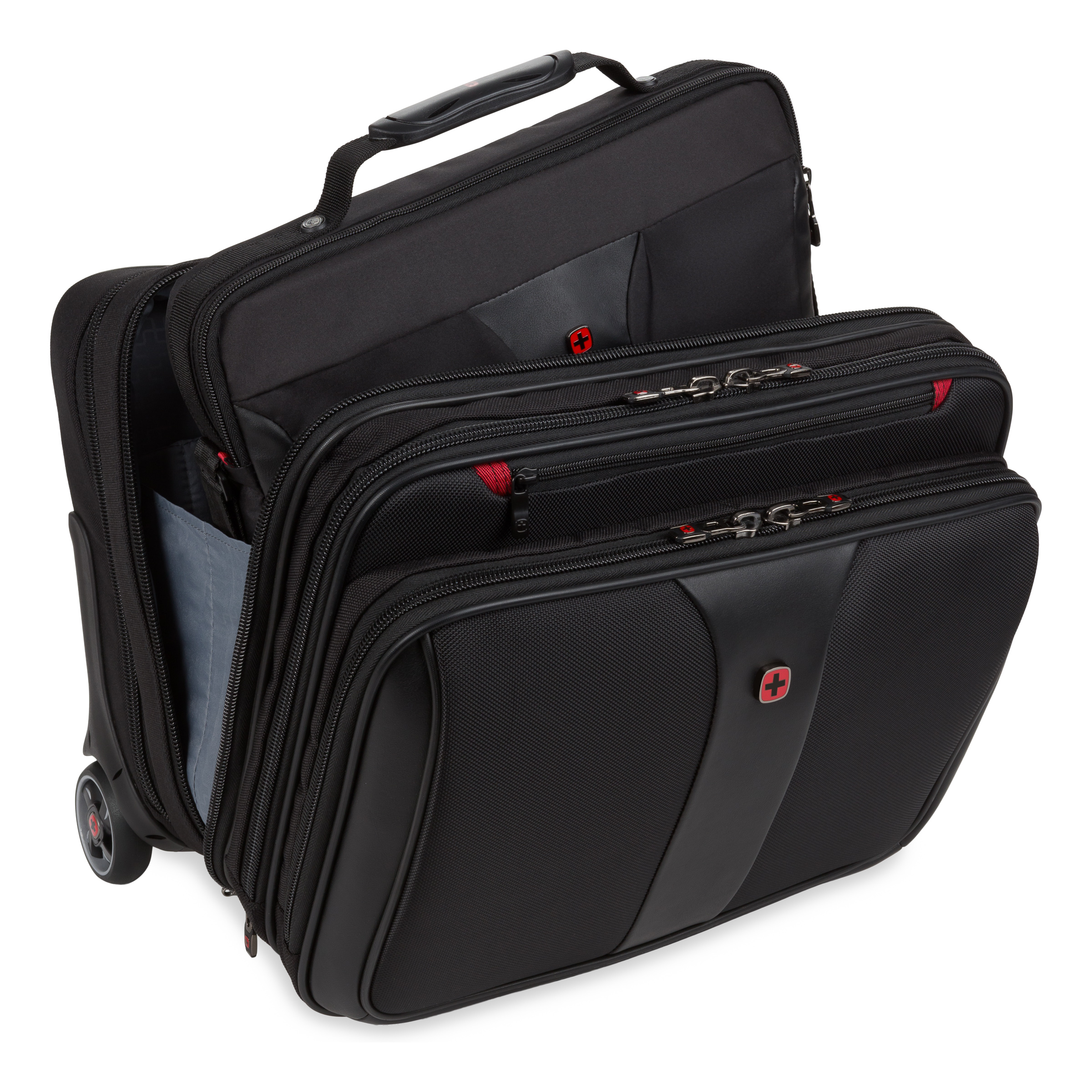 Wenger Patriot II Wheeled Business Case w/Removable Laptop Case 1