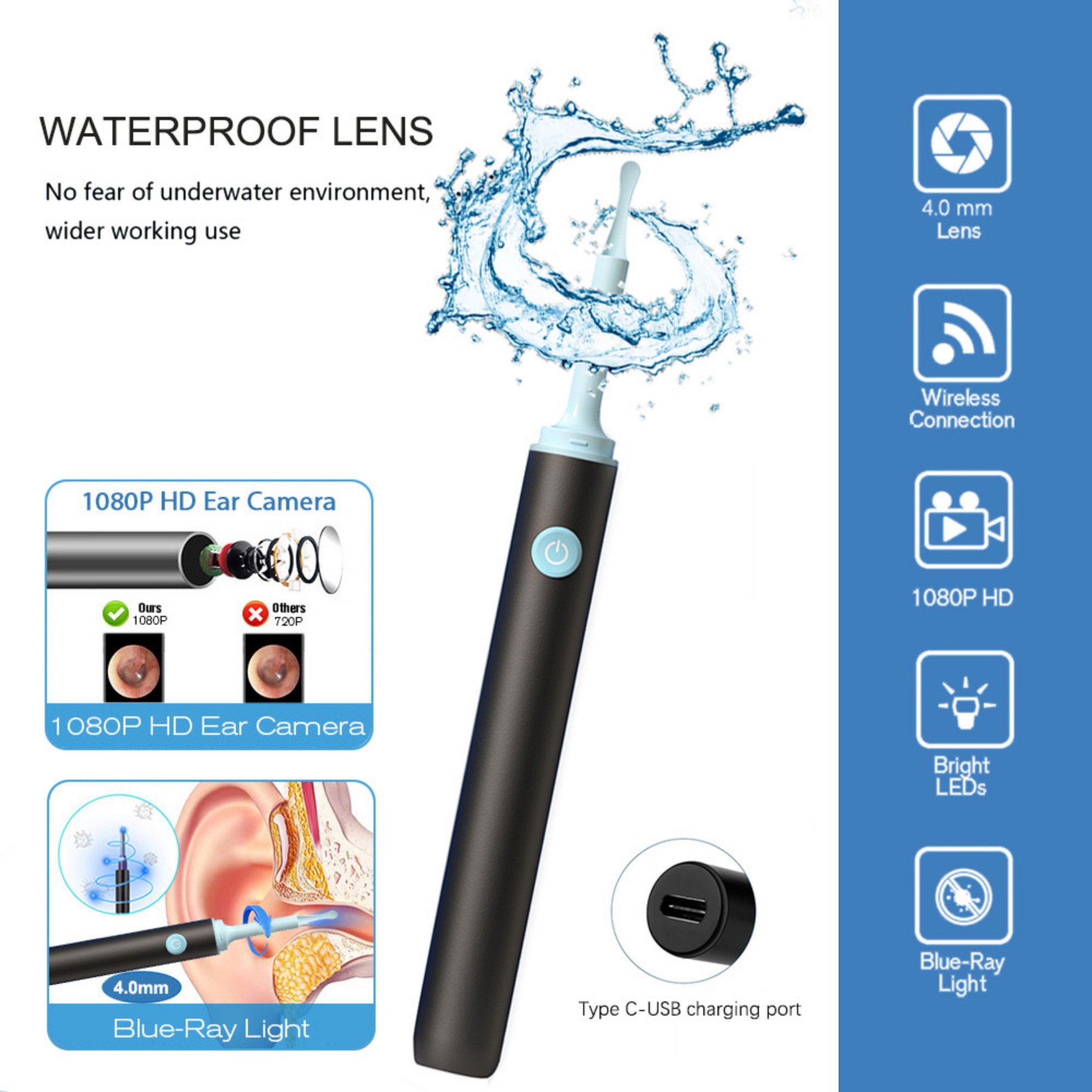 Wireless HD Camera Ear Cleaner 8