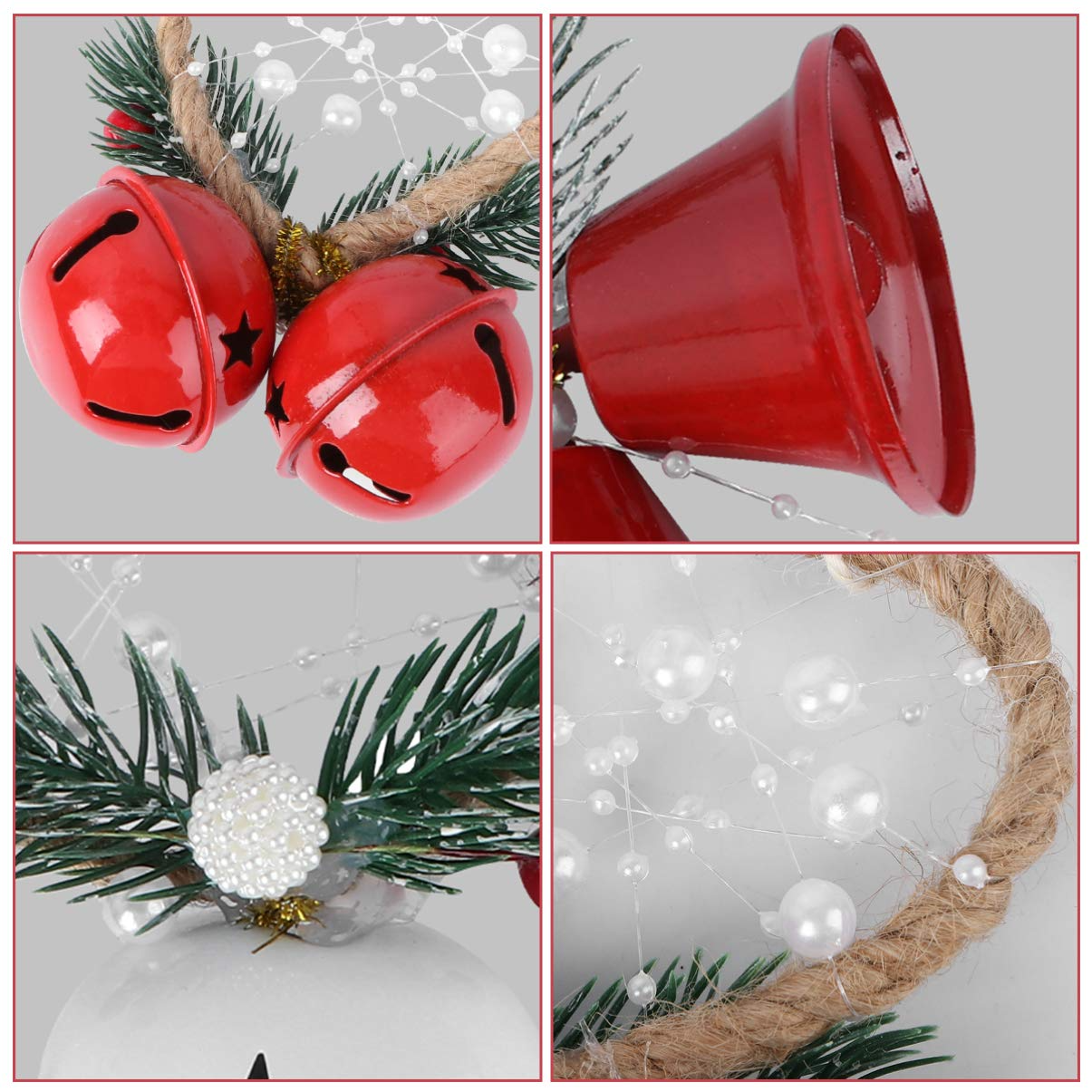 Christmas Bell Hanging Ornament Decorative 4