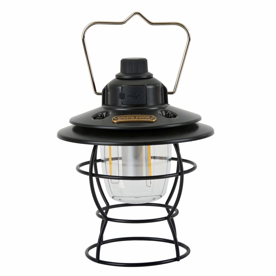 Retro Outdoor Camping Light & Picnic Lantern with Power Bank 6