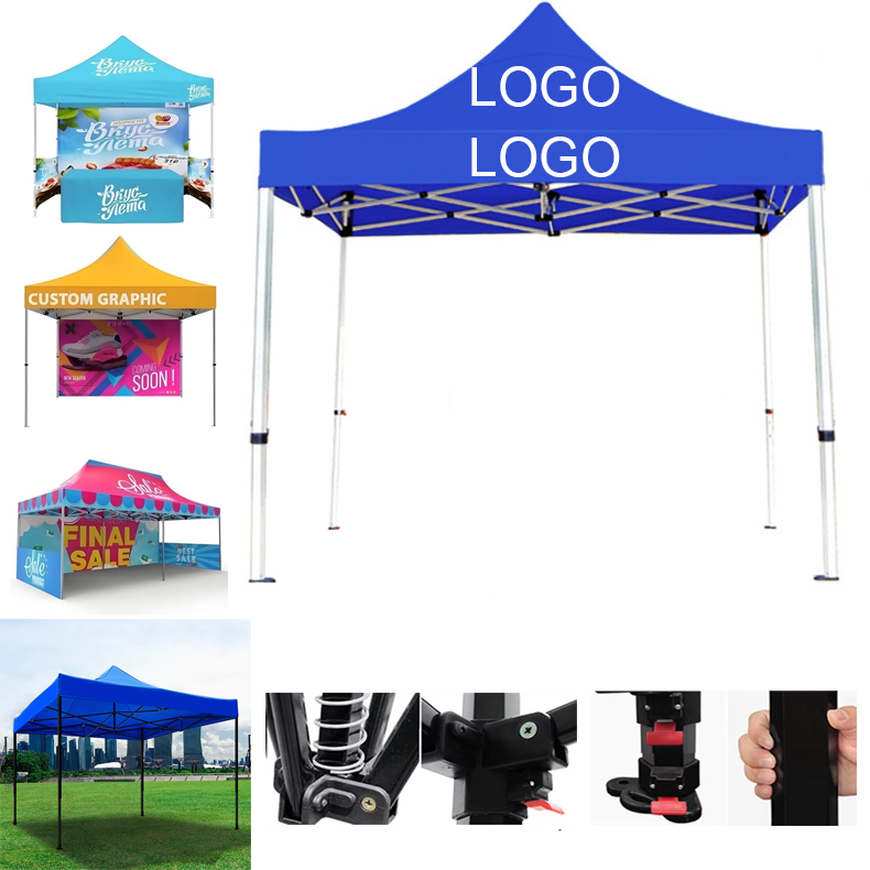 Tent 10x10 Full Color Pop Up Portable Outdoor Canopy Tent 3