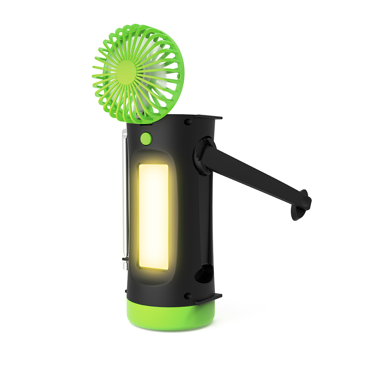 ResQ Emergency Hand Crank Weather Radio – AM/FM/NOAA, Camping Fan & 4000mAh Power Bank 1