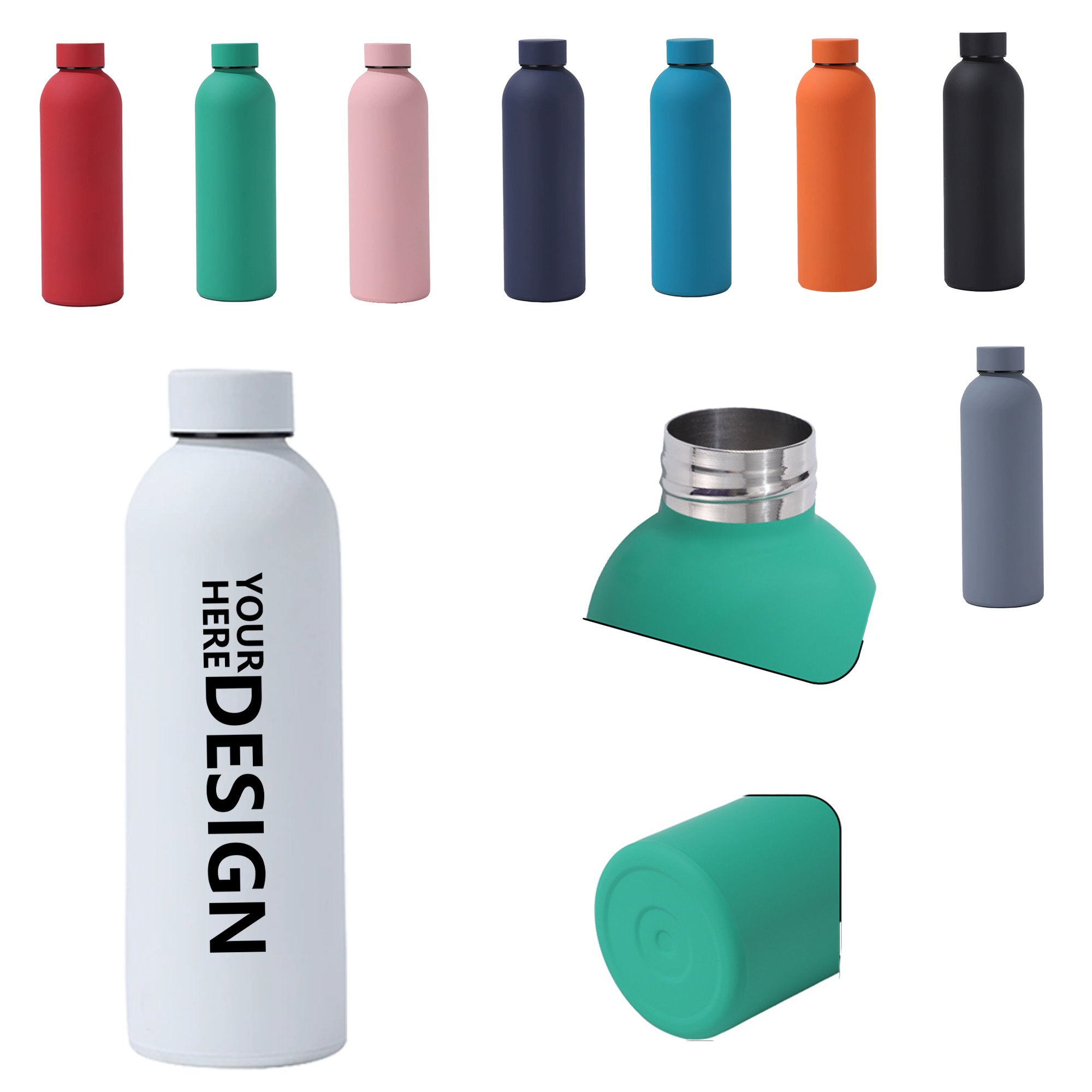 Thermal Cup with Small Mouth Bottle Design 2
