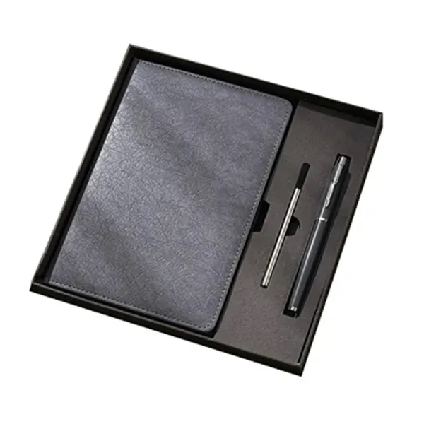 Classic Leather A5 Notebook Set - Professional Business Gift 1