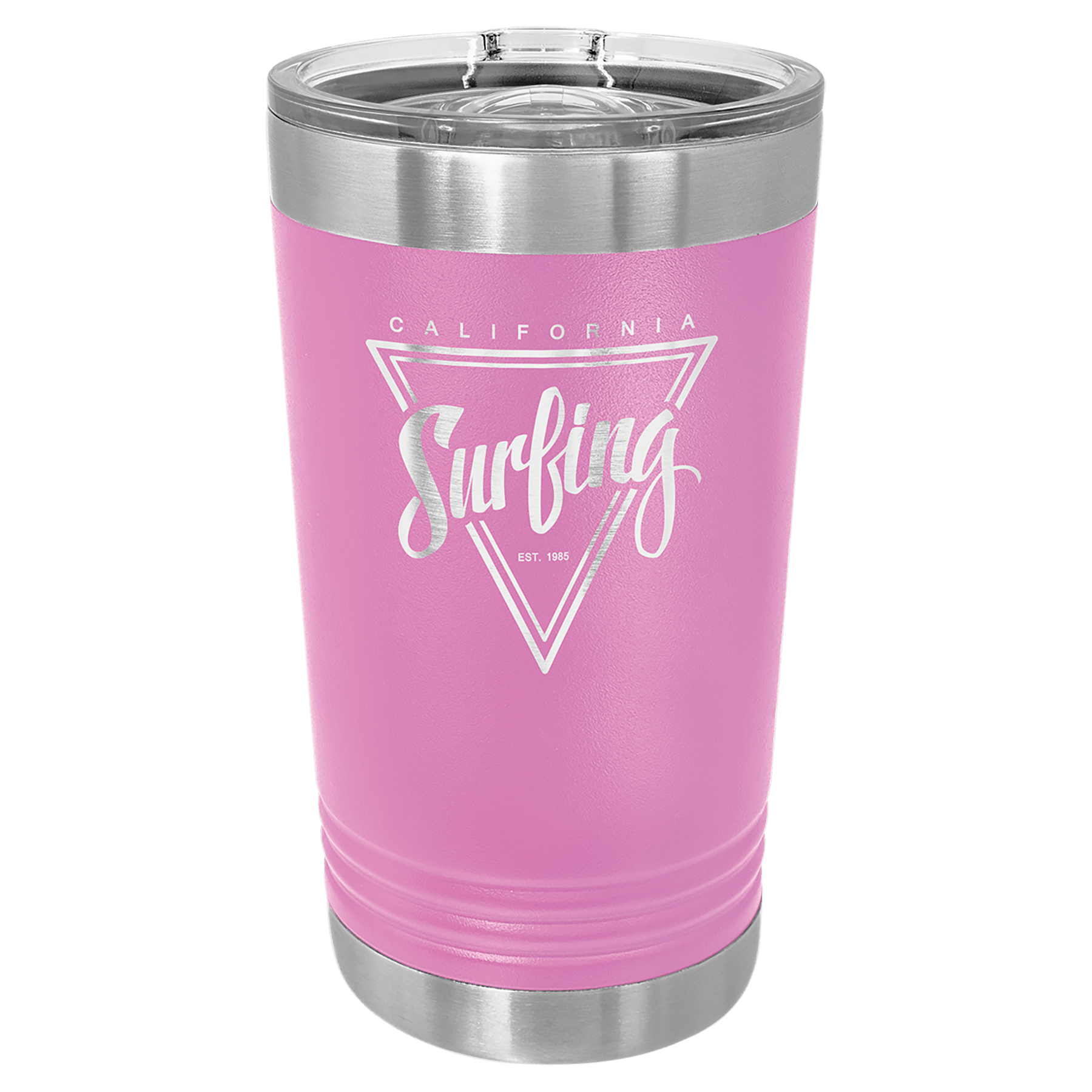 16 Oz. Stainless Steel Pint With Slider Lid 4