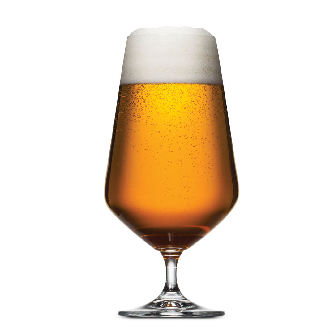 Breckland Beer Glass - Deep Etch 3
