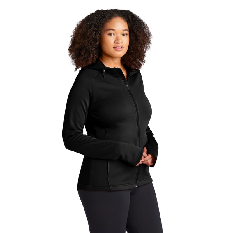 Sport-Tek Women's Tech Fleece Full-Zip Hooded Jacket. 10