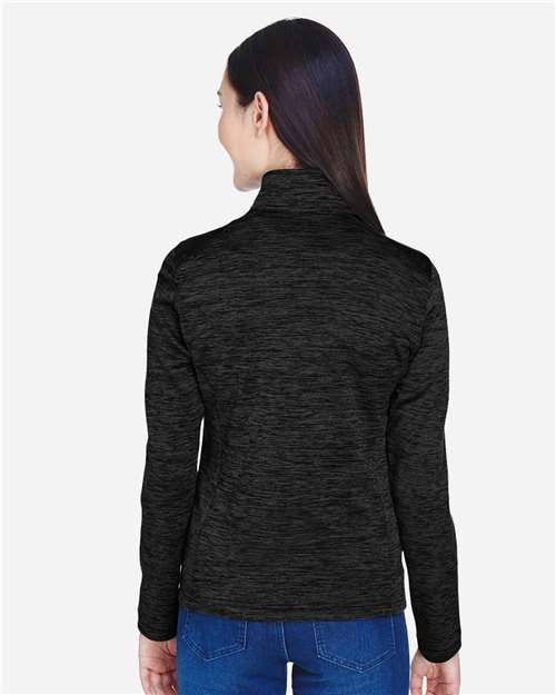 Women's Newbury Mélange Fleece Quarter-Zip Pullover - DG798W 19