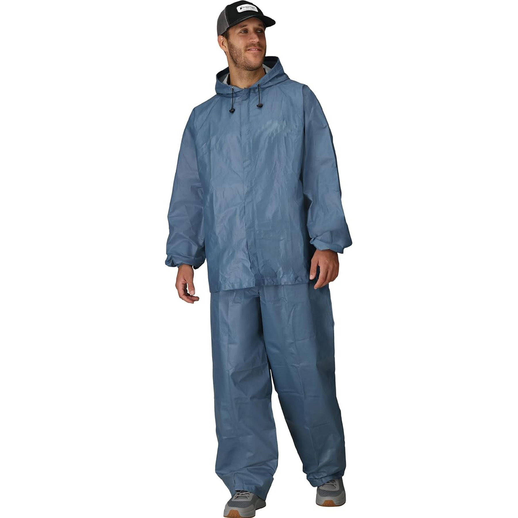 Unisex Split Hooded Waterproof And Breathable Raincoat 9