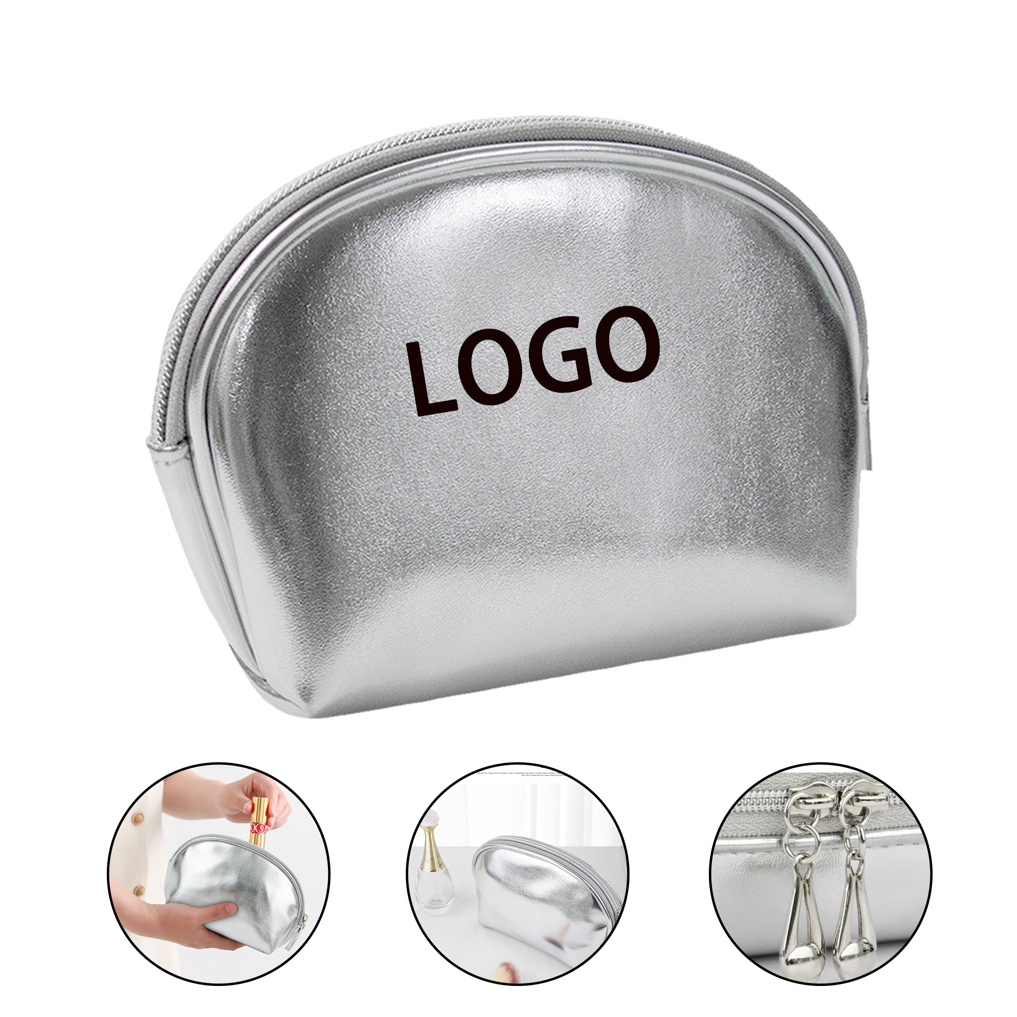 PU Shell-Shaped Cosmetic Bag 5