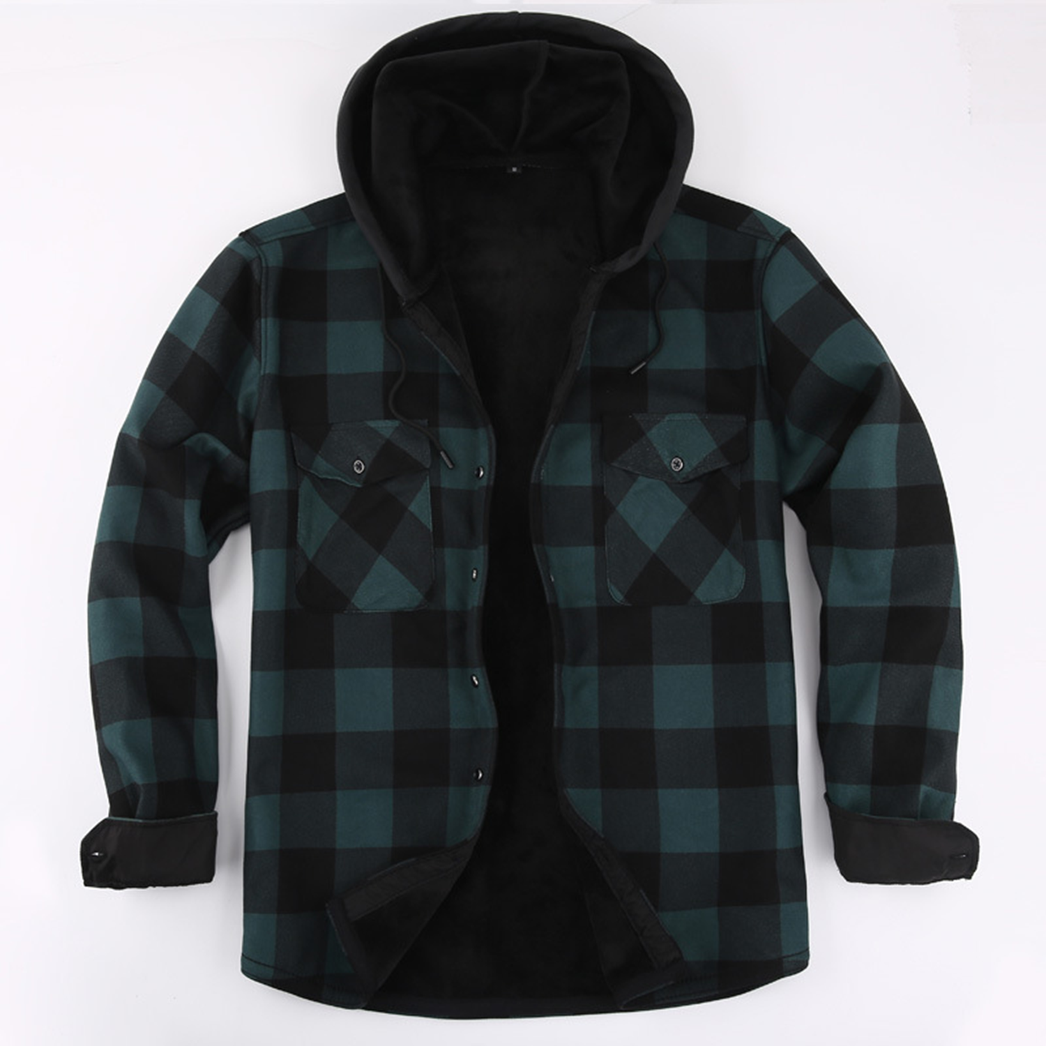 Casual Padded Warm Plaid Jacket 2