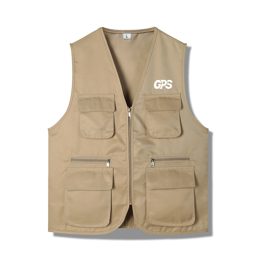 Lightweight outdoor terylene activity vest 7