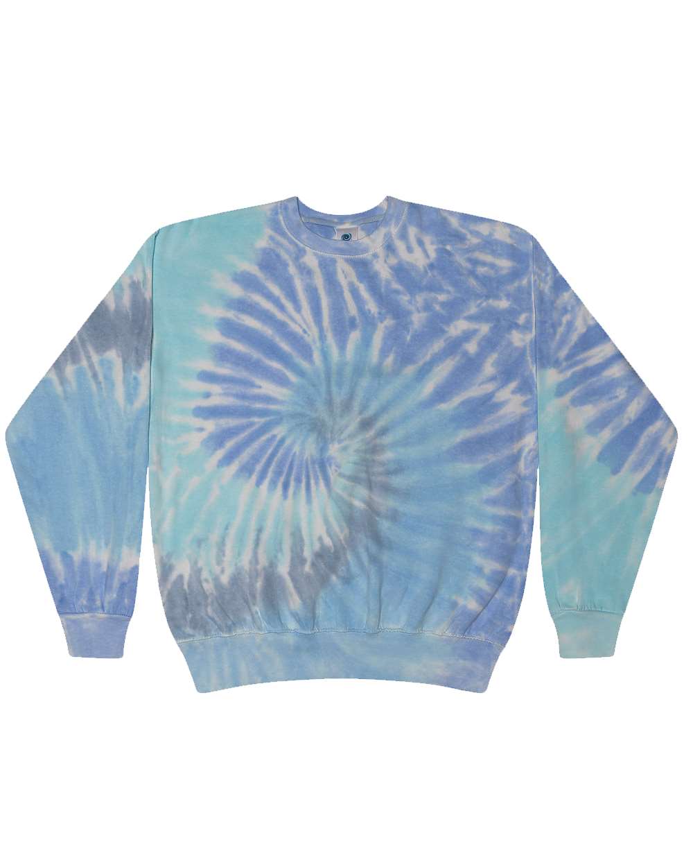 Unisex Tie-Dyed Fleece Crewneck Sweatshirt - 8100 4