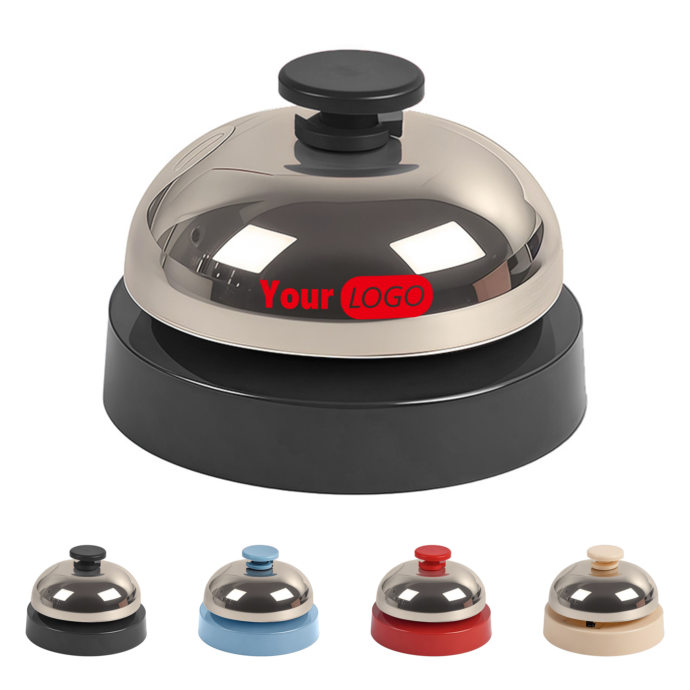 Metal Service Bell With Plastic Base 13